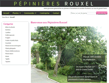 Tablet Screenshot of pepinieres-rouxel.fr